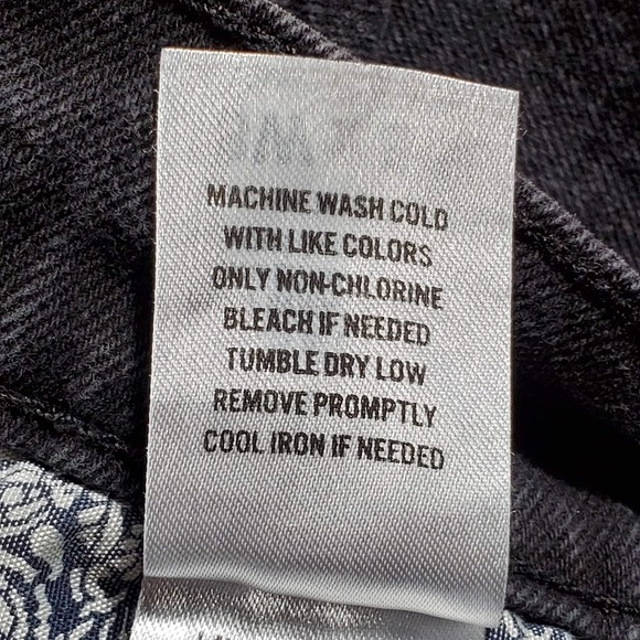 Cody James Jeans Mens 38x35 Night Rider Black Denim Stackable Straight Boot Cut‎ - Picture 7 of 14